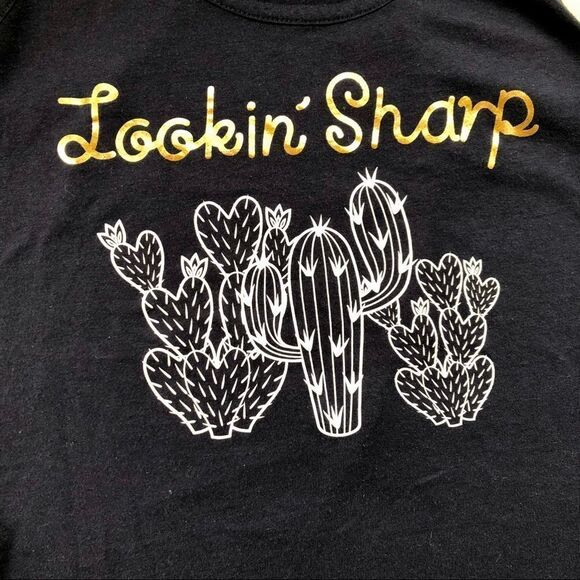 Small, navy blue, cute racer back tank top - Picture 3 of 5